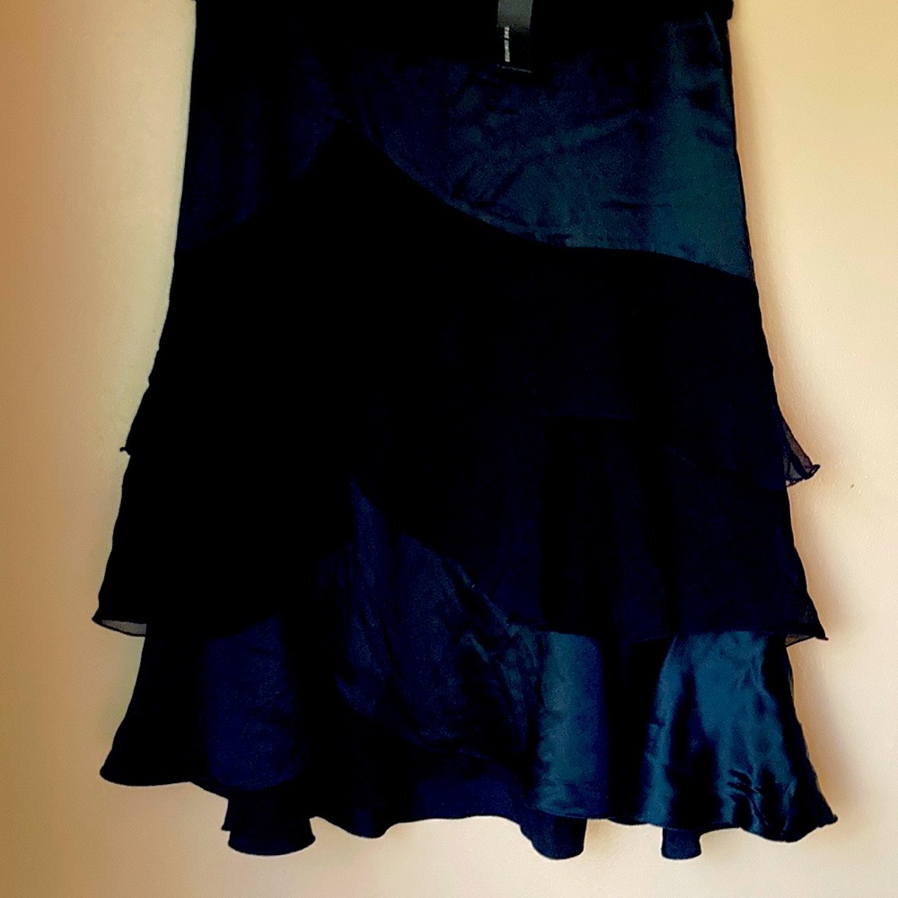 Limited black silky skirt, NWT